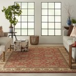 Nourison Living Treasures LI05 Area Rug, Rust, 9'9" x 13'9"