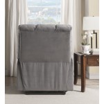 ACME Ipompea Recliner w/Power Lift & Massage, Gray Velvet