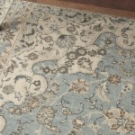 Nourison Living Treasures LI15 Area Rug, Aqua/Ivory, 9'9" x 13'9"
