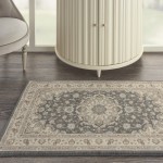 Nourison Living Treasures LI15 Area Rug, Grey/Ivory, 2'6" x 4'3"