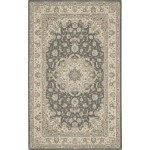 Nourison Living Treasures LI15 Area Rug, Grey/Ivory, 3'6" x 5'6"
