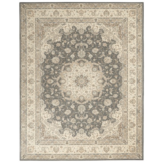 Nourison Living Treasures LI15 Area Rug, Grey/Ivory, 8'3" x 11'3"