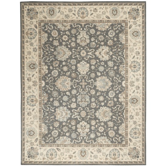 Nourison Living Treasures LI16 Area Rug, Grey/Ivory, 7'6" x 9'6"