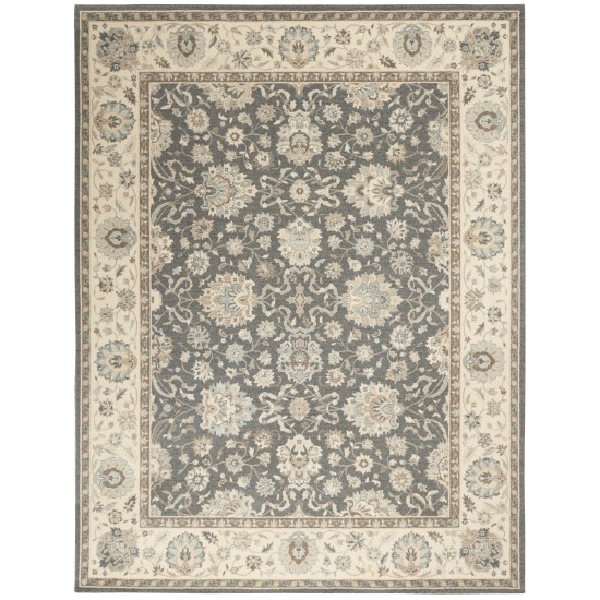 Nourison Living Treasures LI16 Area Rug, Grey/Ivory, 8'3" x 11'3"