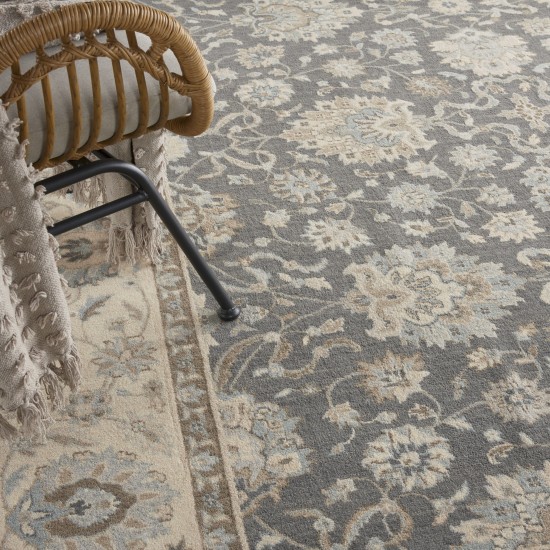 Nourison Living Treasures LI16 Area Rug, Grey/Ivory, 8'3" x 11'3"