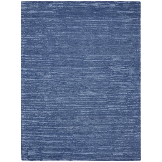 Calvin Klein Ck010 Linear LNR01 Area Rug, Blue, 7'9" x 9'9"