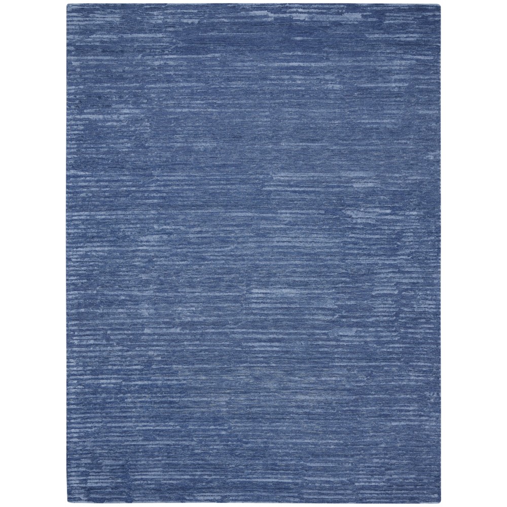 Calvin Klein Ck010 Linear LNR01 Area Rug, Blue, 7'9" x 9'9"