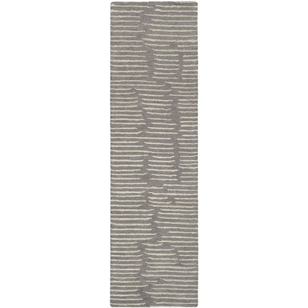 Calvin Klein Ck010 Linear LNR01 Runner Rug, Grey, 2'3" x 8'