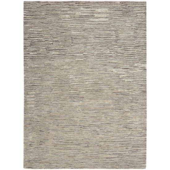 Calvin Klein Ck010 Linear LNR01 Area Rug, Grey, 3'9" x 5'9"