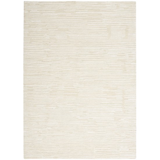 Calvin Klein Ck010 Linear LNR01 Area Rug, Ivory, 3'9" x 5'9"