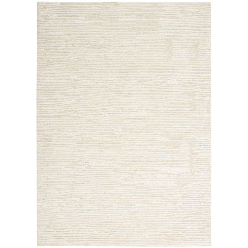 Calvin Klein Ck010 Linear LNR01 Area Rug, Ivory, 3'9" x 5'9"