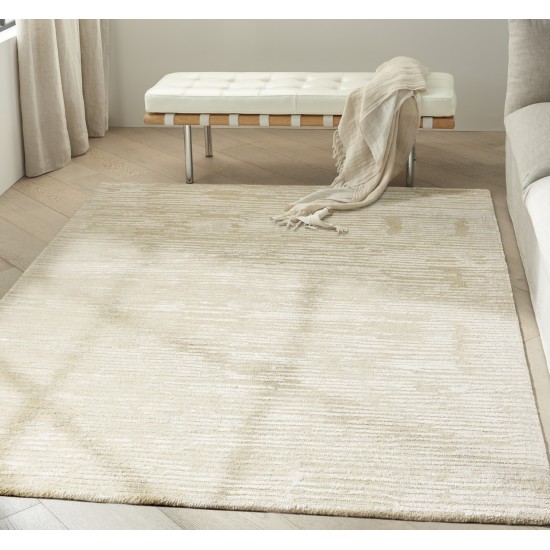 Calvin Klein Ck010 Linear LNR01 Area Rug, Ivory, 5'3" x 7'3"