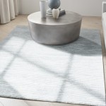 Calvin Klein Ck010 Linear LNR01 Area Rug, Light Blue, 3'9" x 5'9"