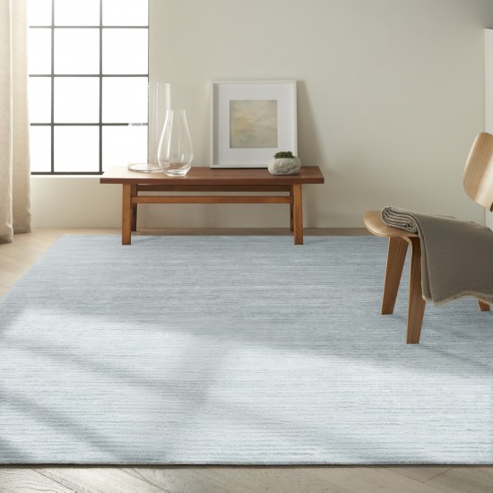 Calvin Klein Ck010 Linear LNR01 Area Rug, Light Blue, 7'9" x 9'9"