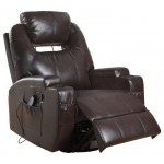 ACME Waterlily Rocker Recliner w/Swivel (Motion), Brown PU