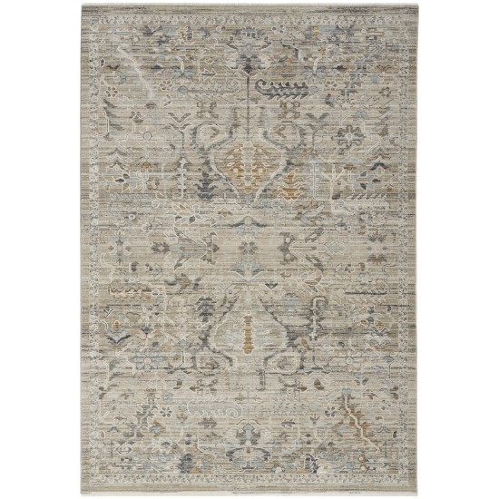 Nourison Lynx LNX02 Area Rug, Ivory/Taupe, 5'3" x 7'10"