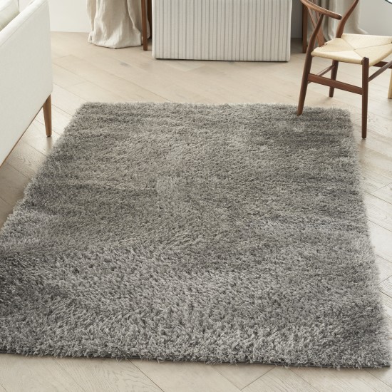 Nourison Lush Shag LSS01 Area Rug, Grey, 7'10" x 9'10"