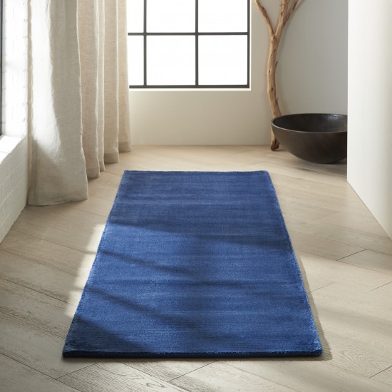 Calvin Klein Home Lunar LUN1 Runner Rug, Klein Blue, 2'3" x 7'5"