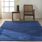 Calvin Klein Home Lunar LUN1 Area Rug, Klein Blue, 3'6" x 5'6"