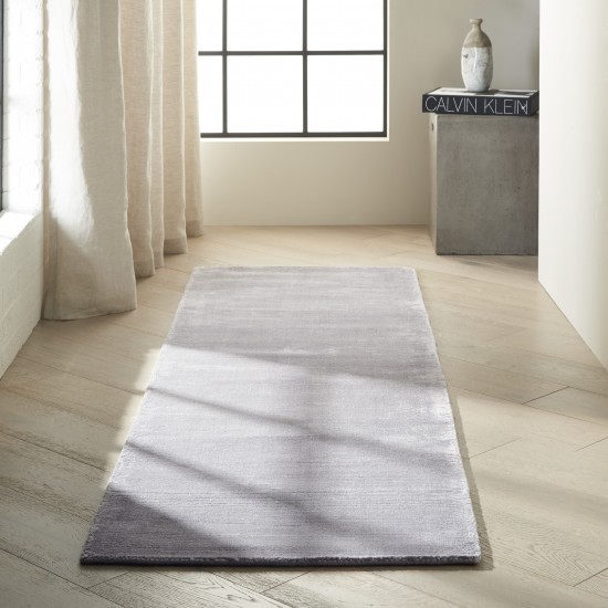 Calvin Klein Home Lunar LUN1 Runner Rug, Platinum, 2'3" x 7'5"