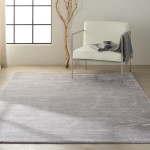 Calvin Klein Home Lunar LUN1 Area Rug, Platinum, 3'6" x 5'6"