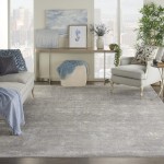 Nourison Lustrous Weave LUW02 Area Rug, Grey/Beige, 10' x 13'4"