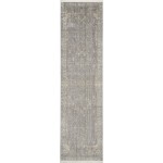 Nourison Lustrous Weave LUW02 Runner Rug, Grey/Beige, 2'2" x 7'6"