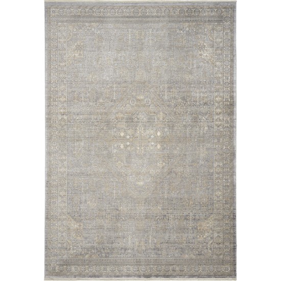 Nourison Lustrous Weave LUW02 Area Rug, Grey/Beige, 5'3" x 7'9"