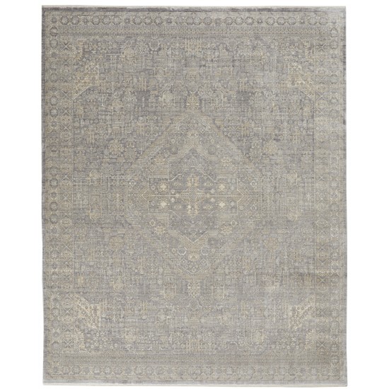 Nourison Lustrous Weave LUW02 Area Rug, Grey/Beige, 7'10" x 10'2"