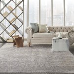 Nourison Lustrous Weave LUW02 Area Rug, Grey/Beige, 7'10" x 10'2"