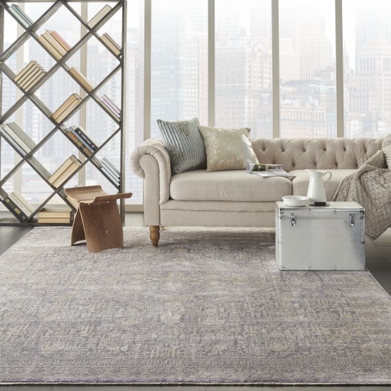 Nourison Lustrous Weave LUW02 Area Rug, Grey/Beige, 7'10" x 10'2"