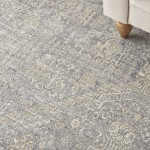 Nourison Lustrous Weave LUW02 Area Rug, Grey/Beige, 7'10" x 10'2"