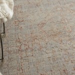 Nourison Lustrous Weave LUW02 Area Rug, Grey/Brick, 3'10" x 5'10"