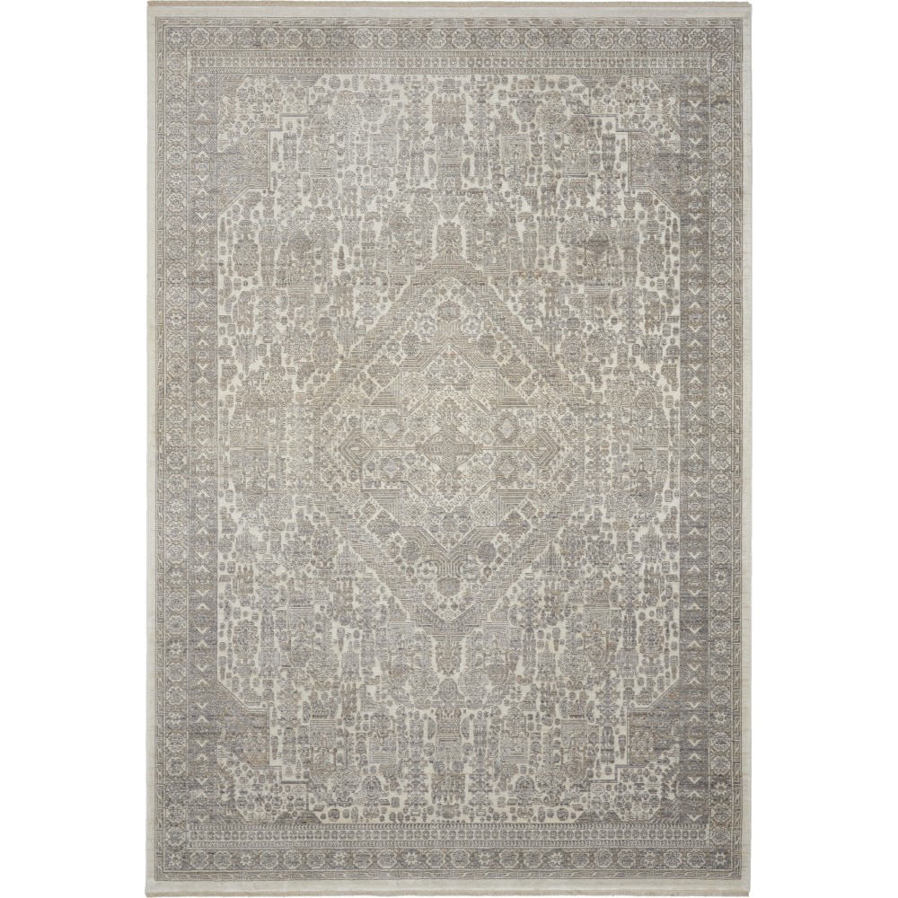 Nourison Lustrous Weave LUW02 Area Rug, Ivory/Beige, 5'3" x 7'9" Nourison Lustrous Weave LUW02 Area Rug, Ivory/Beige, 5'3" x 7'9"