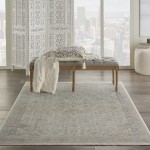 Nourison Lustrous Weave LUW02 Area Rug, Ivory/Beige, 5'3" x 7'9"