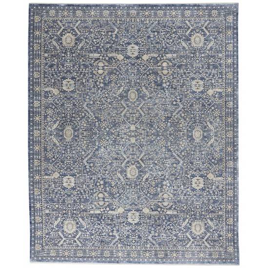 Nourison Lustrous Weave LUW03 Area Rug, Blue, 10' x 13'4"