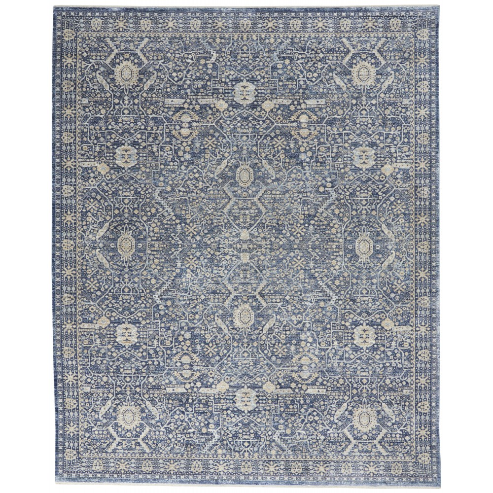 Nourison Lustrous Weave LUW03 Area Rug, Blue, 8'10" x 11'10" Nourison Lustrous Weave LUW03 Area Rug, Blue, 8'10" x 11'10"
