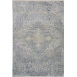 Nourison Lustrous Weave LUW04 Area Rug, Blue/Grey, 3'10" x 5'10"