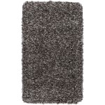 Nourison Luxe Shag LXS01 Area Rug, Charcoal, 2'2" x 3'9"