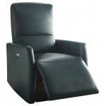 ACME Raff Recliner (Power Motion), Blue Leather-Aire