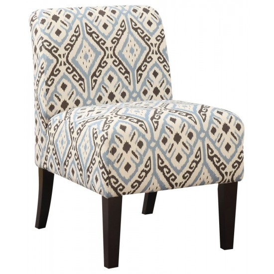 ACME Ollano Accent Chair, Pattern Fabric
