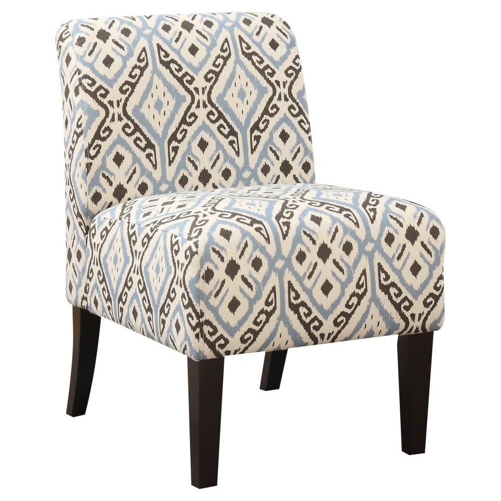 ACME Ollano Accent Chair, Pattern Fabric