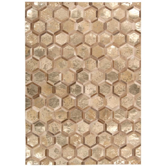 Michael Amini City Chic MA100 Area Rug, Amber/Gold, 5'3" x 7'5"