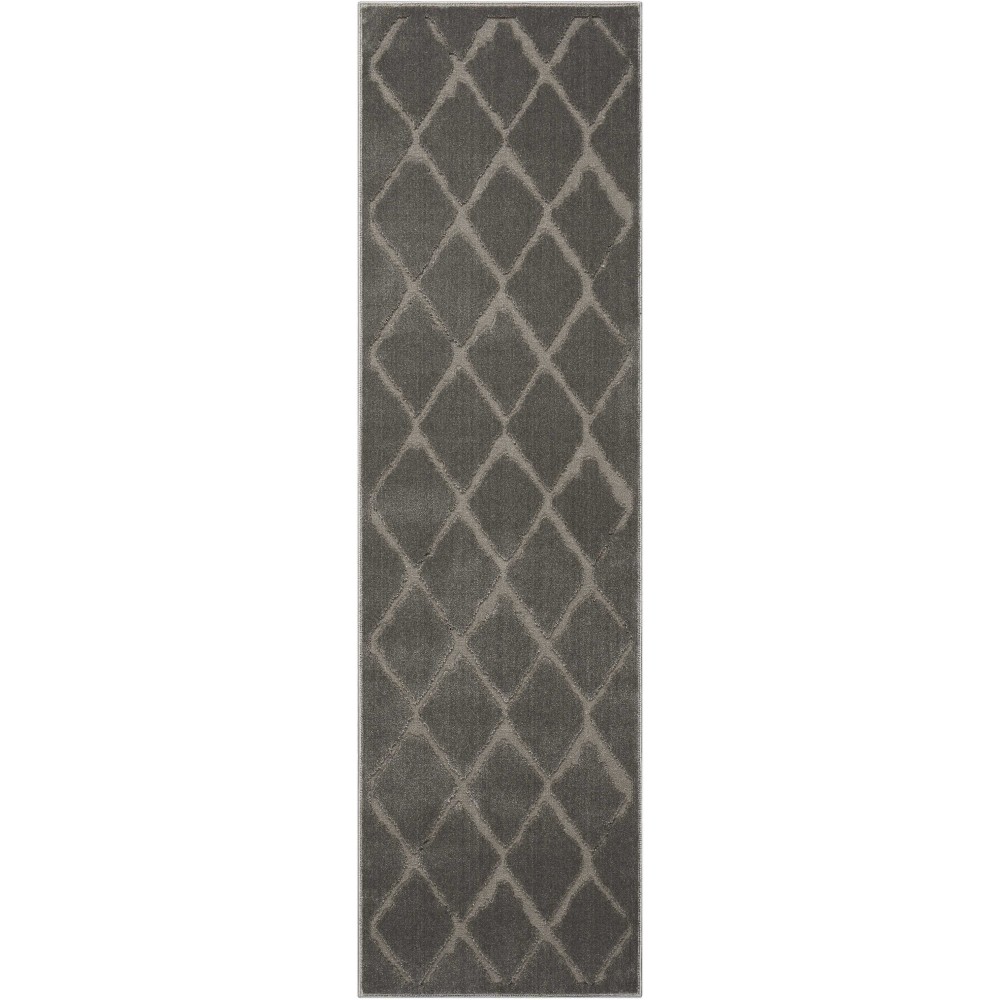 Michael Amini Gleam MA601 Runner Rug, Grey, 2'2" x 7'6"