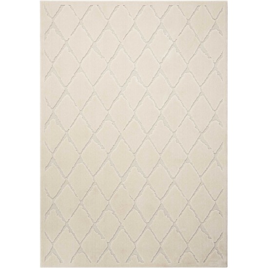 Michael Amini Gleam MA601 Area Rug, Ivory, 3'10" x 5'10"