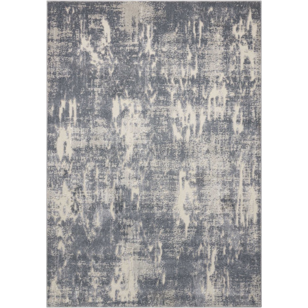 Michael Amini Gleam MA602 Area Rug, Slate, 5'3" x 7'3" Michael Amini Gleam MA602 Area Rug, Slate, 5'3" x 7'3"