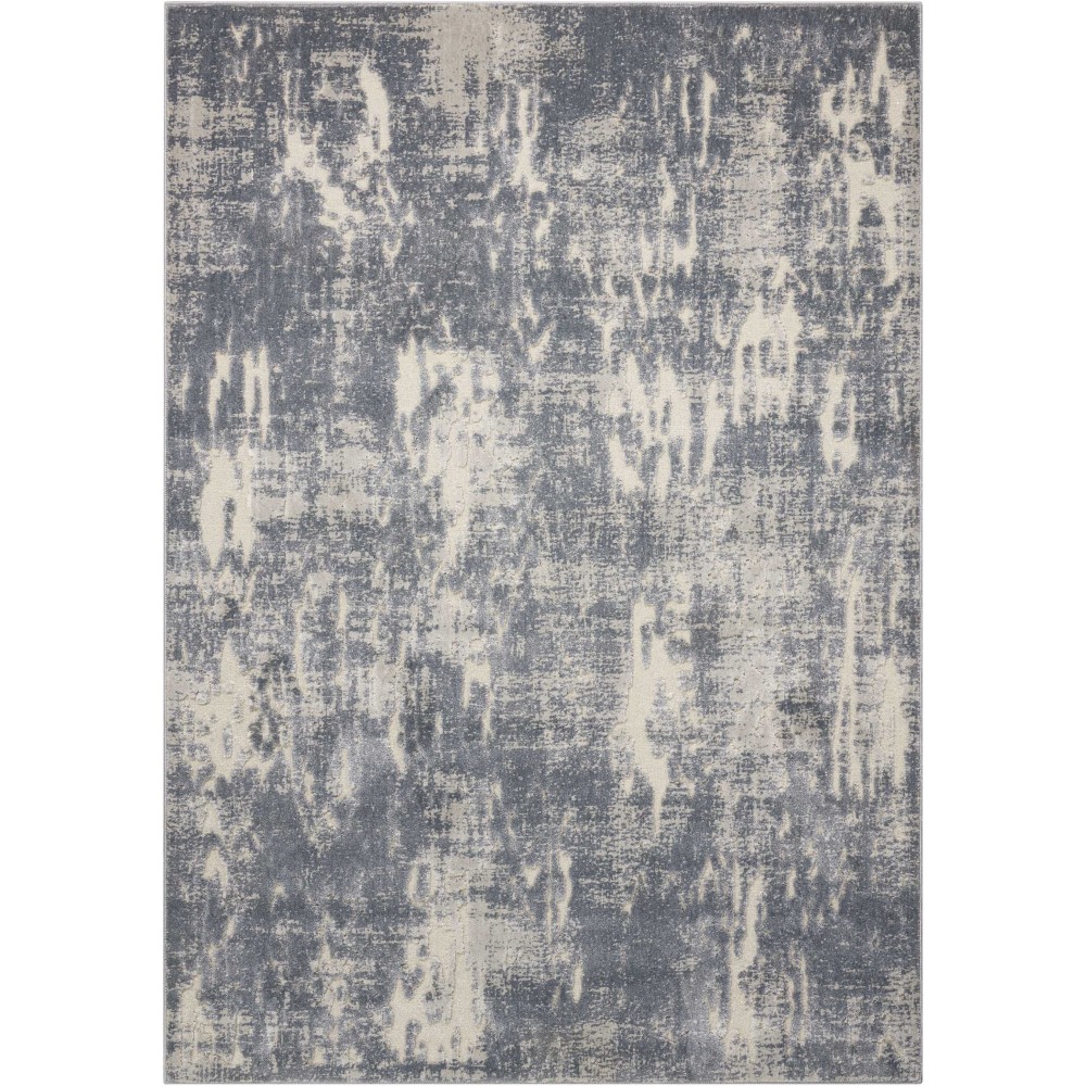 Michael Amini Gleam MA602 Area Rug, Slate, 7'10" x 10'6"