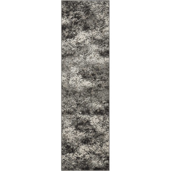 Michael Amini Gleam MA603 Runner Rug, Ash, 2'2" x 7'6"