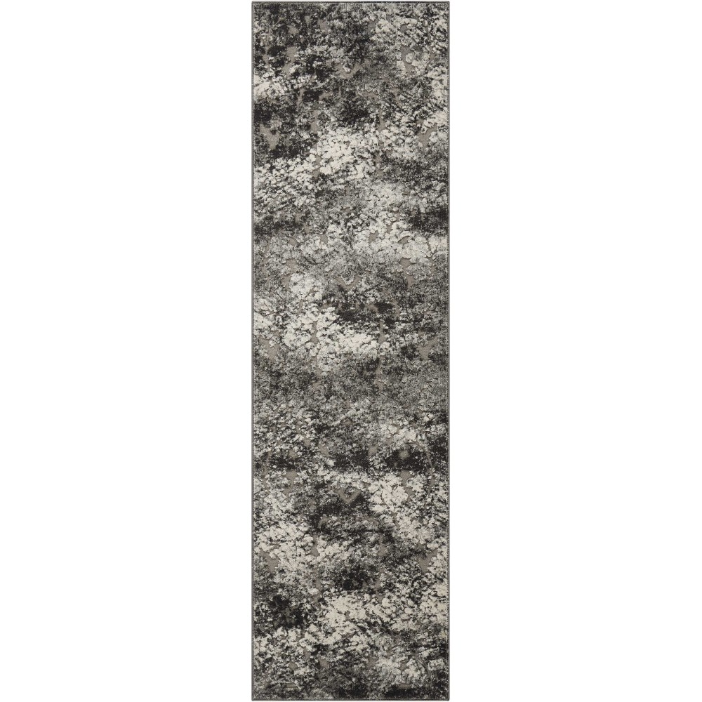 Michael Amini Gleam MA603 Runner Rug, Ash, 2'2" x 7'6"