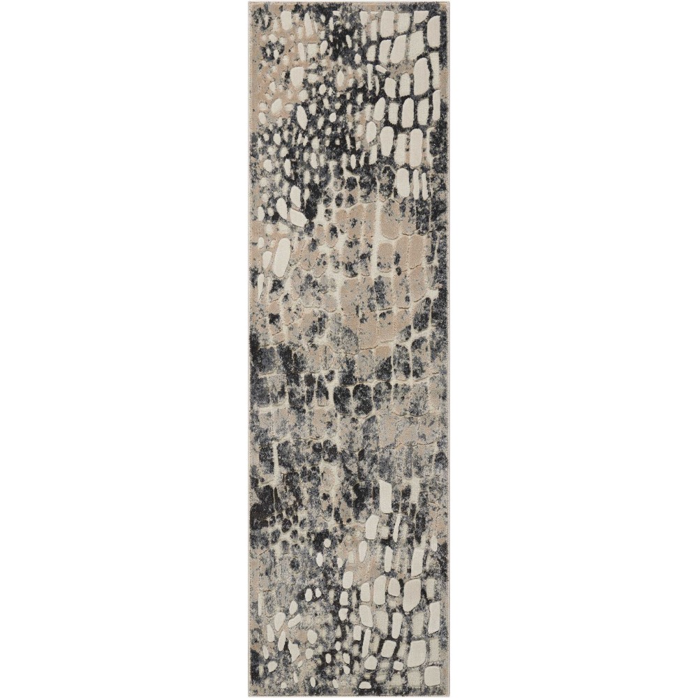 Michael Amini Gleam MA604 Runner Rug, Flint, 2'2" x 7'6" Michael Amini Gleam MA604 Runner Rug, Flint, 2'2" x 7'6"